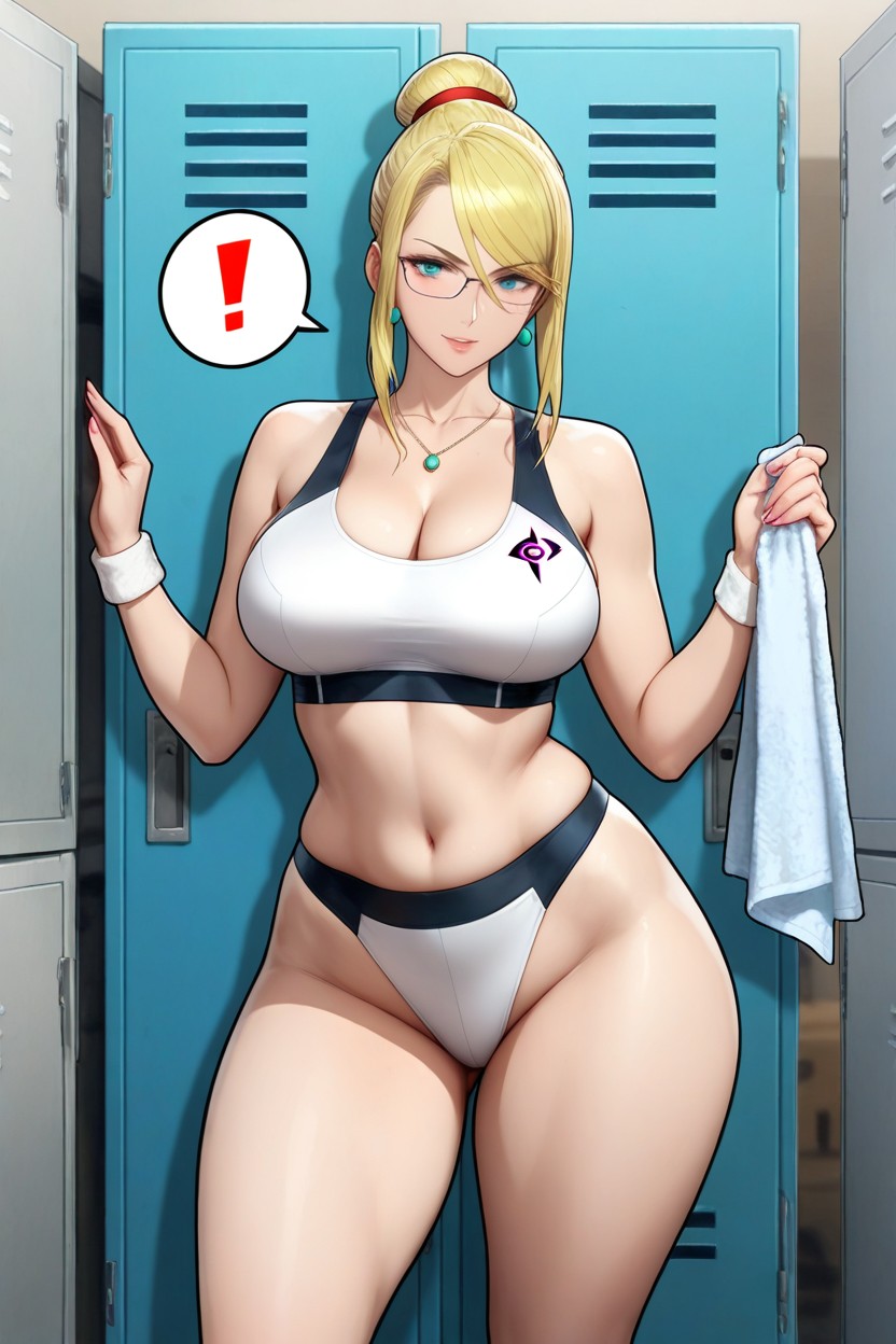 Legs Slightly Apart, Sexy Woman, Only One Woman Porno IA Hentai