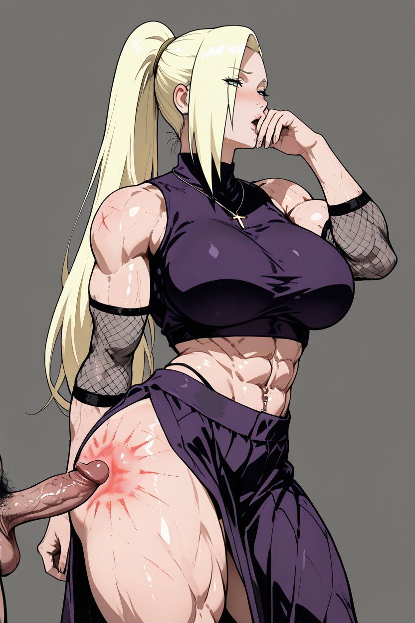 Perfect Anatomy, Toned Muscles, Extremely Muscular Hentai AI Porn