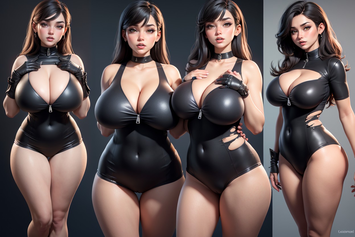 Añadir Detalle, Escote, Expansión De Senos Hentai IA