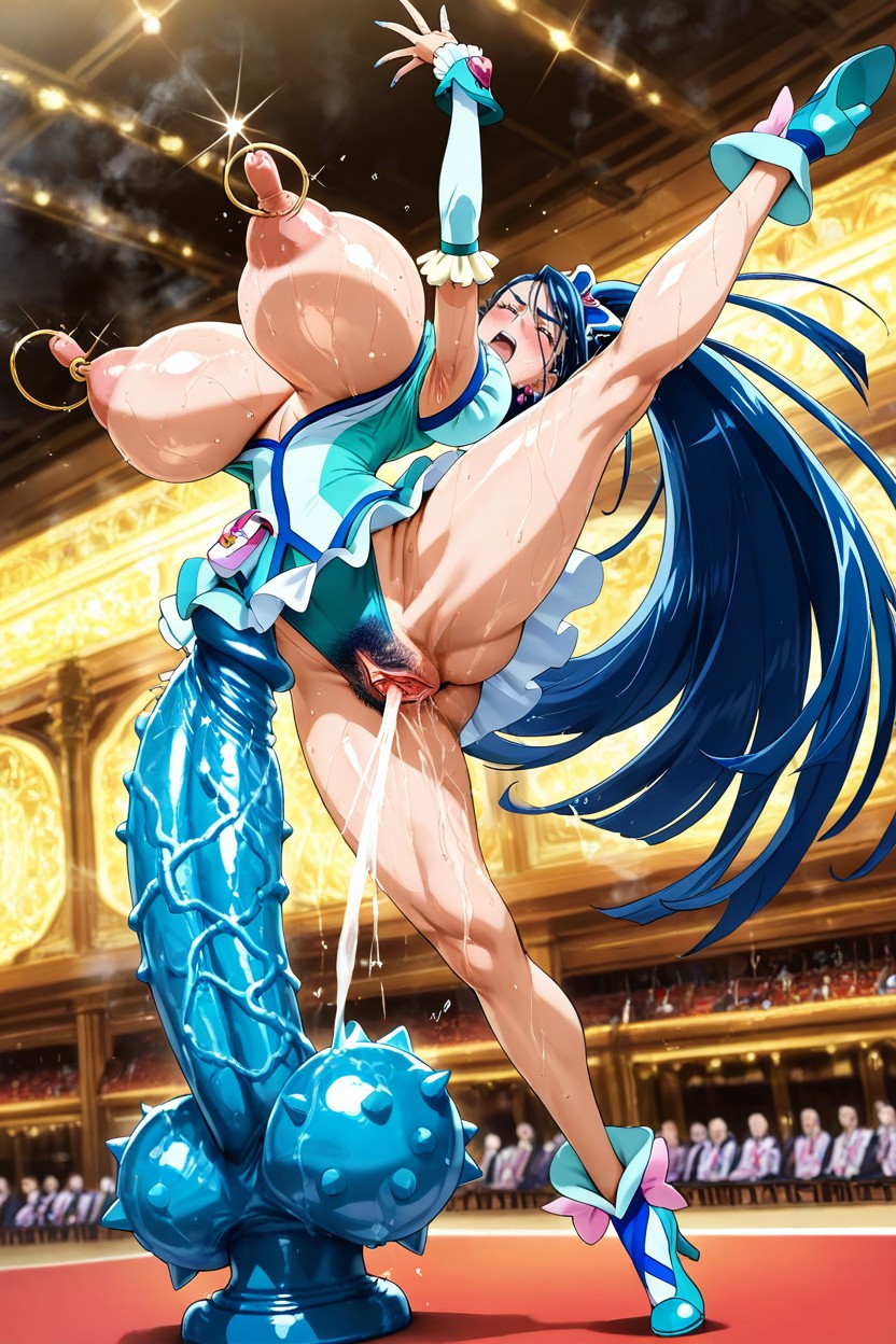 Dynamic Angle, Minazuki Karen, Many Spectators Are Watching Hentai KI Porno