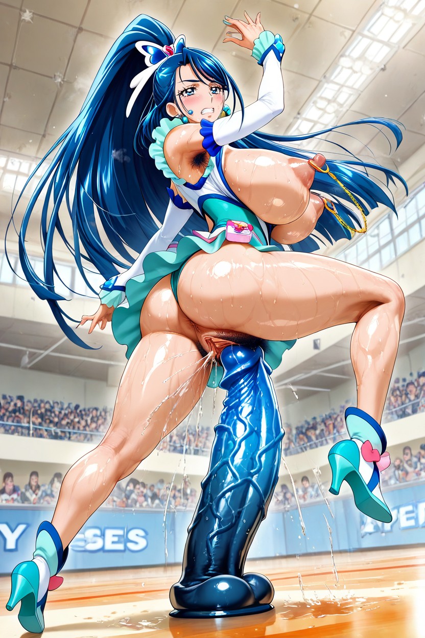 Fermer, Bare Breasts, Arched Back Porno IA Hentai