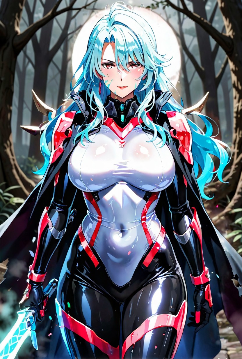 Form Fiitting Black Bodysuit Hentai AI Porn