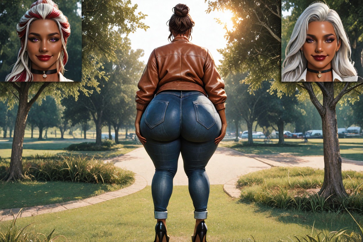 확대, 흑인, Absurdly Giant Huge Ussbbw Bbl Ass 헨타이 AI 포르노