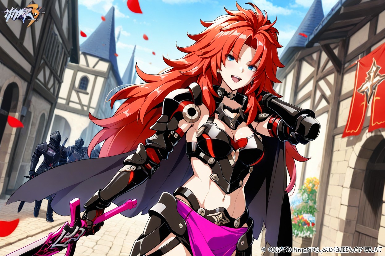 Combat Stence, Cul Moyen, Lively Market Atmosphere Porno IA Hentai
