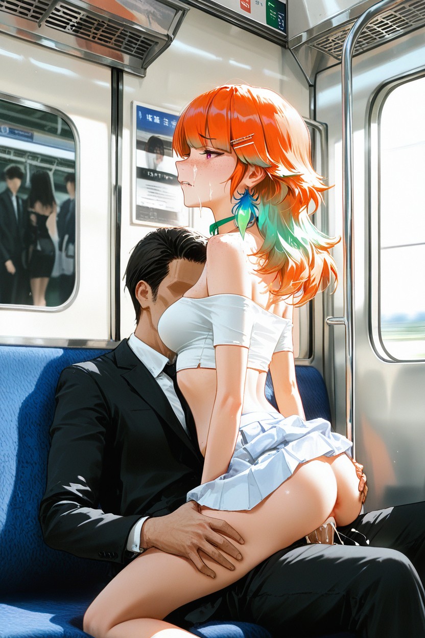 Penetration, Strapless Neckline, Facing Him ヘンタイAIポルノ