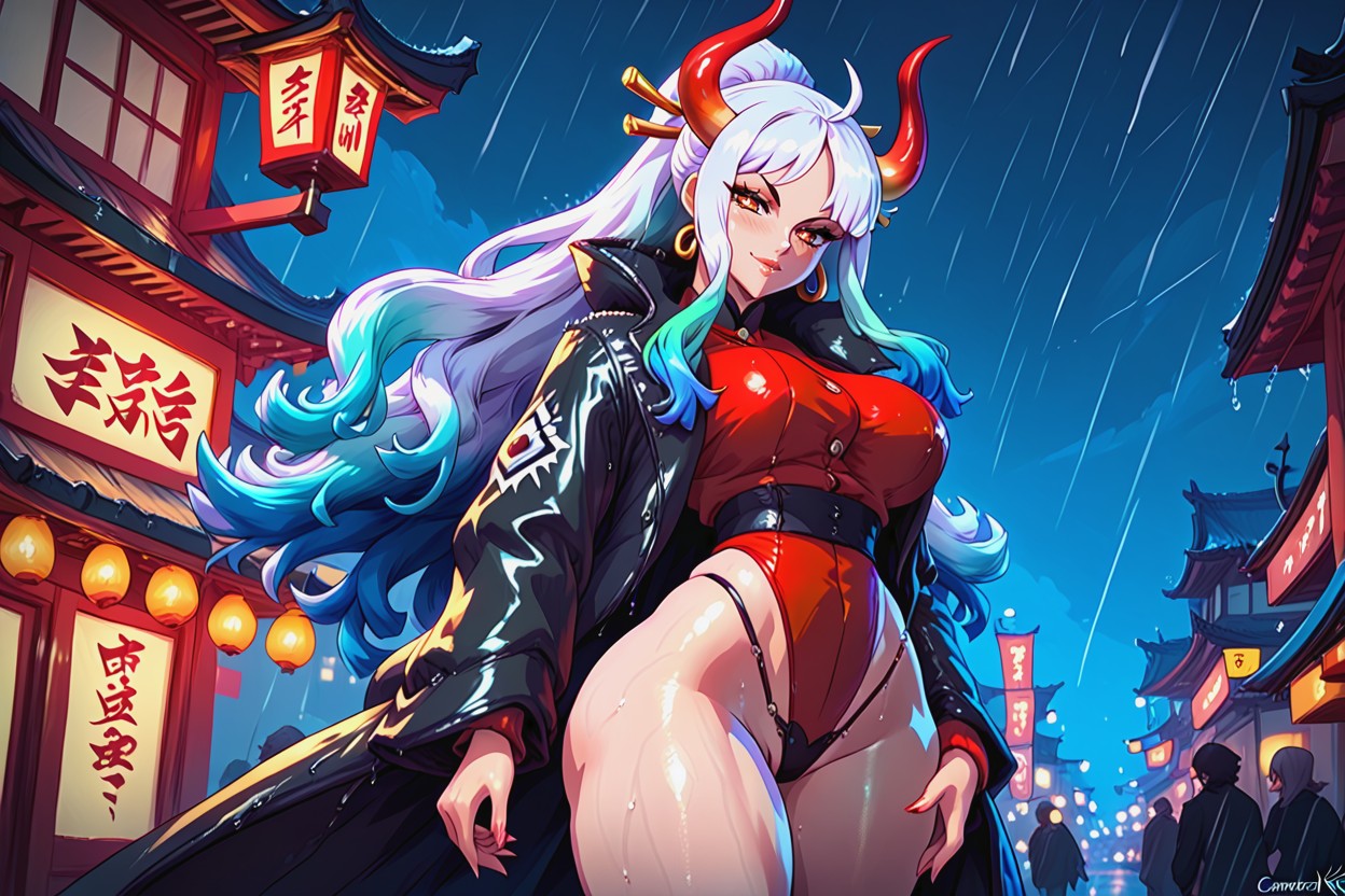 Candid Framing, Mini Skirt, Mischievous (smiling While Blushing) Hentai AI Porn