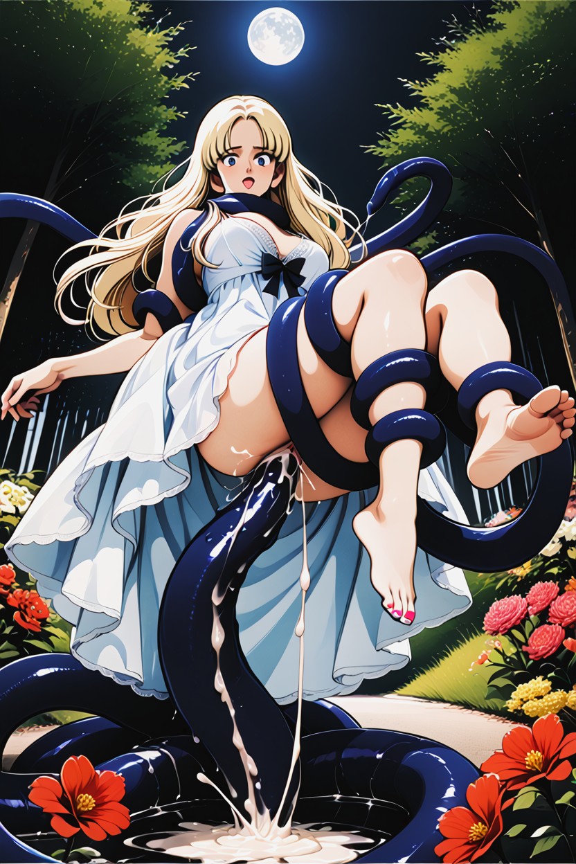 Bows On Dress, Massive Tentacles, Mind Blank Hentai IA