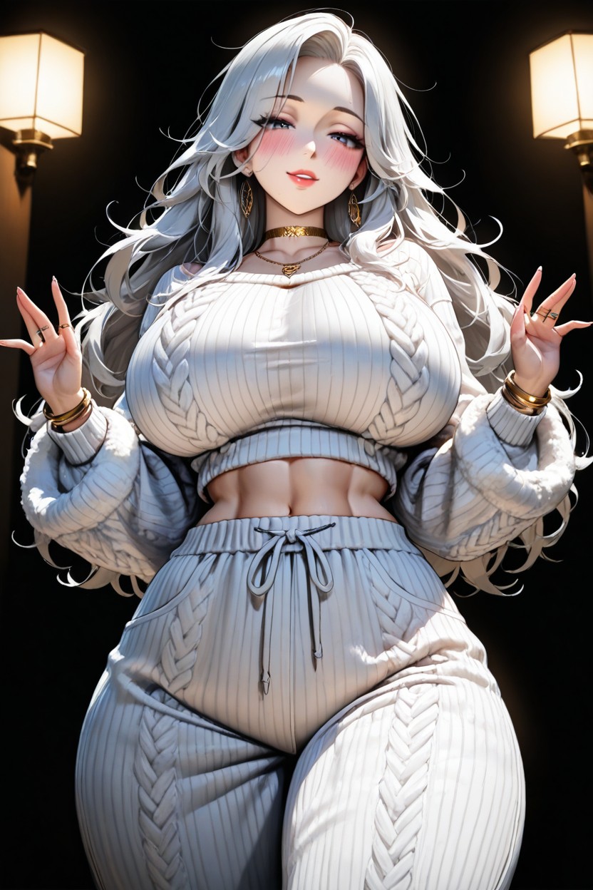 Perfect Huge Bubble Butt Ass, Sexy Face, Horny Hentai AI Porn