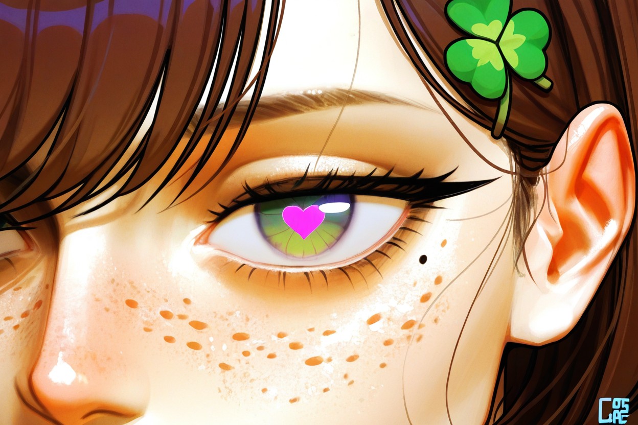 Extreme Close Up Of Pupil, 25+, 짧은 머리 헨타이 AI 포르노