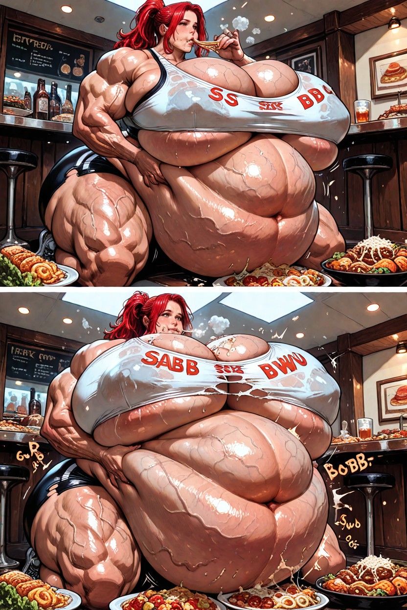 Extreme Ass Expansion Progression, Hyper Breast Expansion, Gigantic Belly Hentai AI Porn