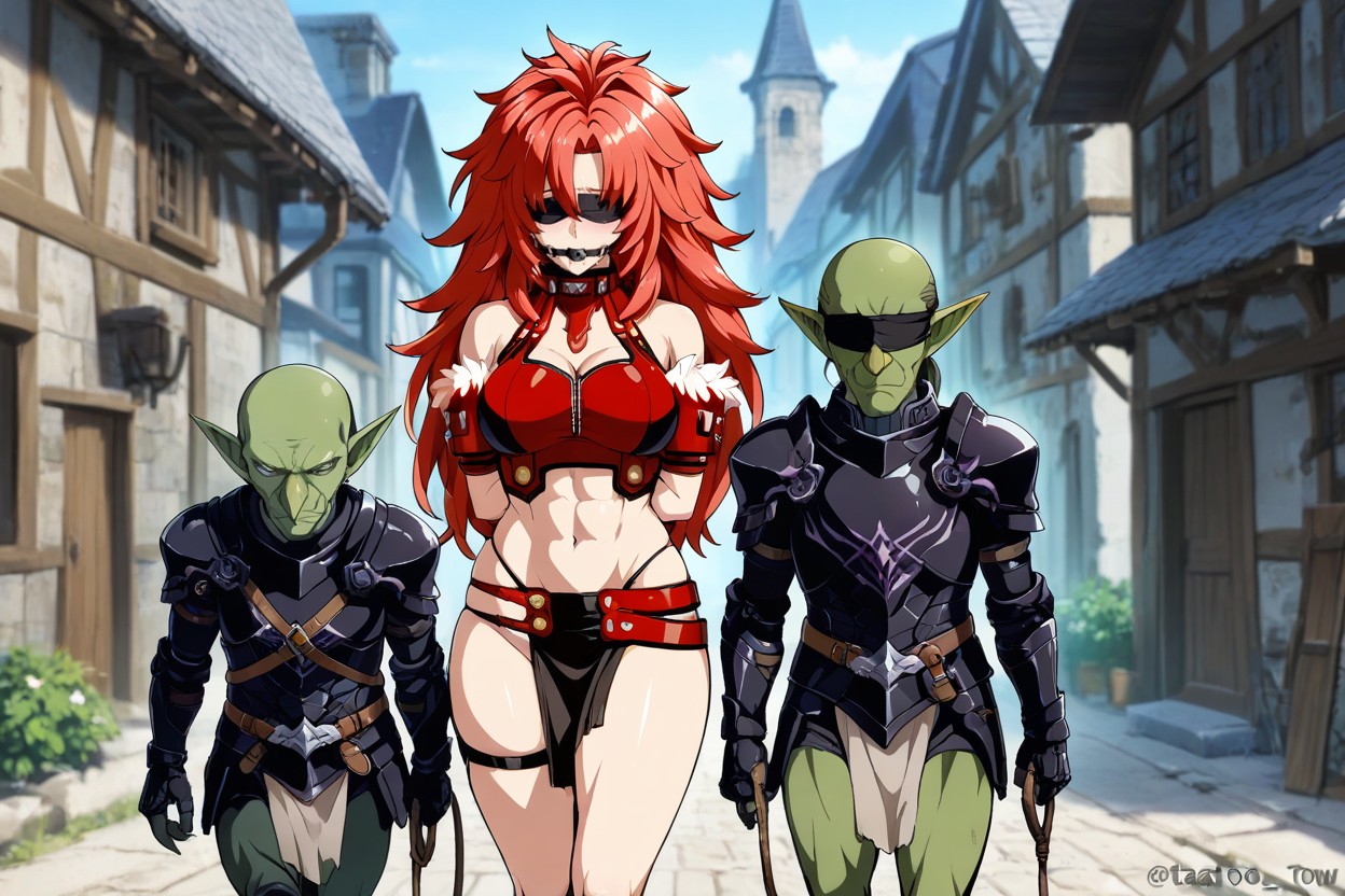 Only Tow Character, 25+, Goblin In Loincloth Hentai AI Porn
