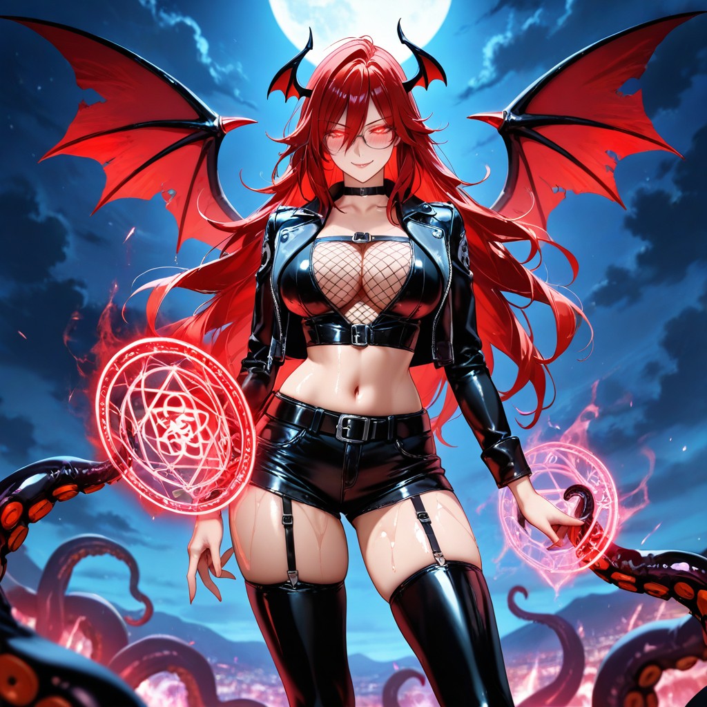 Perfect Waistlines, Long Red Hair, 18+ Hentai AI Porn