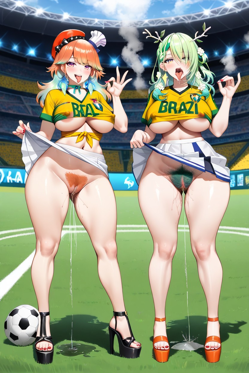 Medium Ass, Ultra Detailed, Both Hentai AI Porn
