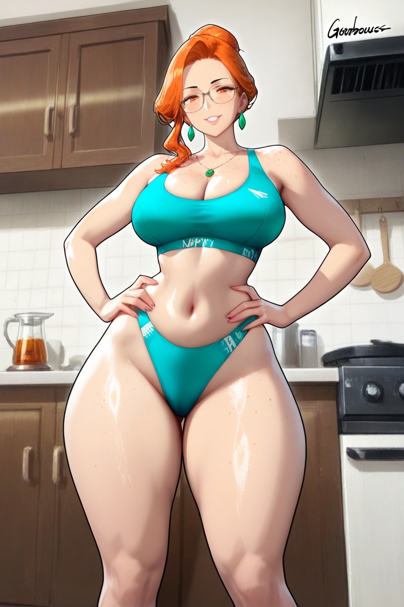 Side View, Happy, Perfect Body Hentai AI Porn