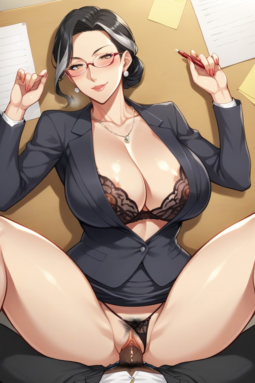 Blazer, Mature Woman, Makeup Hentai IA