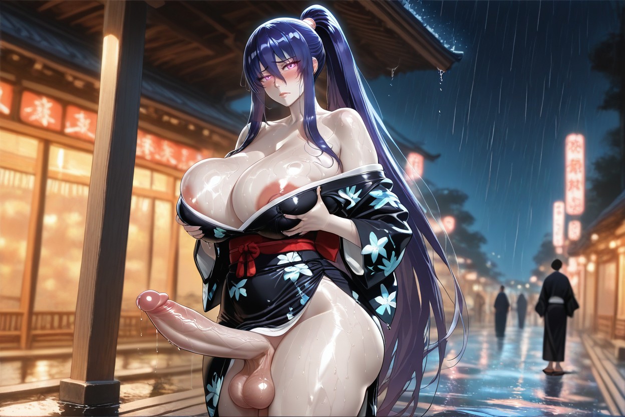 Ojos Brillantes, Huge Breasts, + Hentai IA