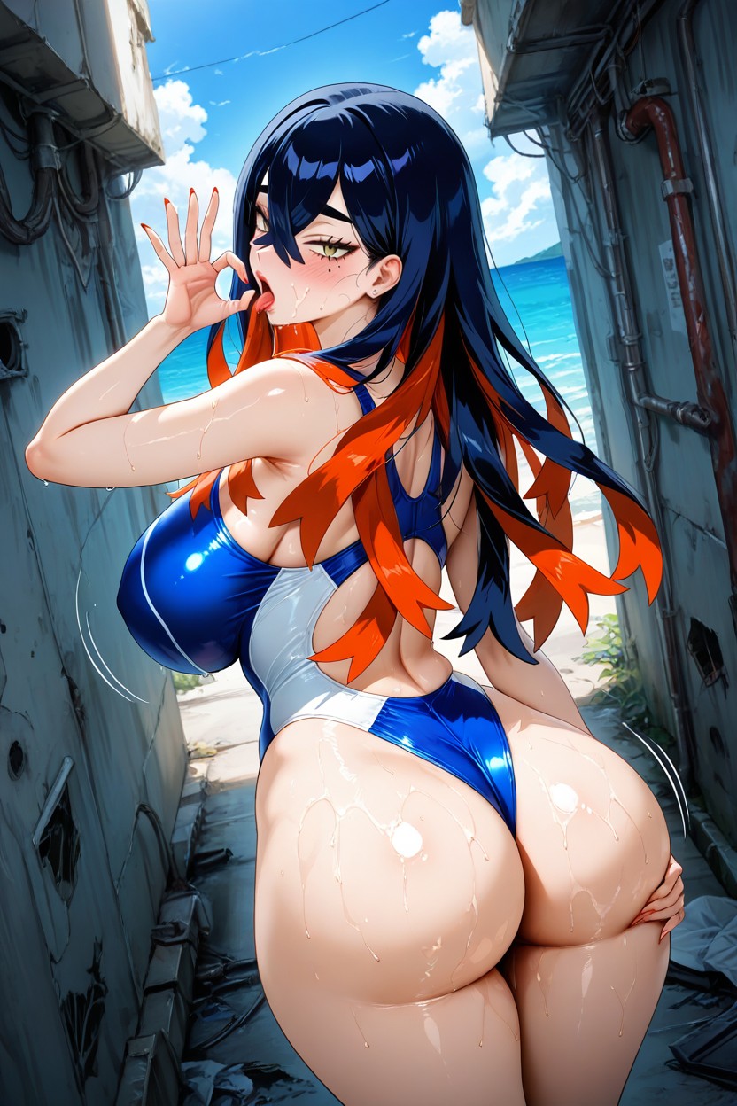 Bubble Butt, High Resolution, Sweaty Hentai AI Porn