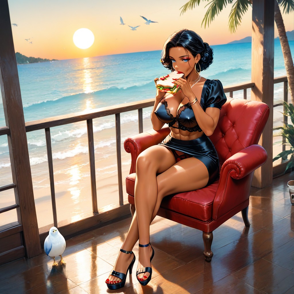 Ultra Detailed, 1 Persona, Extremely Beautiful Woman Hentai IA