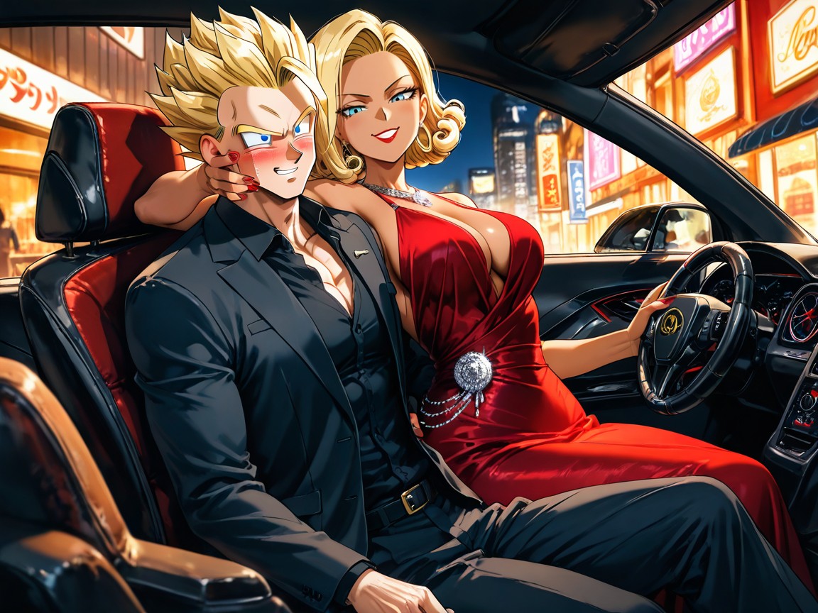 正常, Sitting In A Lamborghini, Beauty Spot Next To Lip AI黃漫