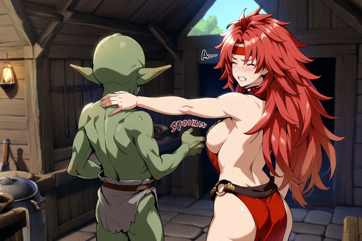 Goblin Standing, 25+, Female Red Cloth Hentai AI Porn