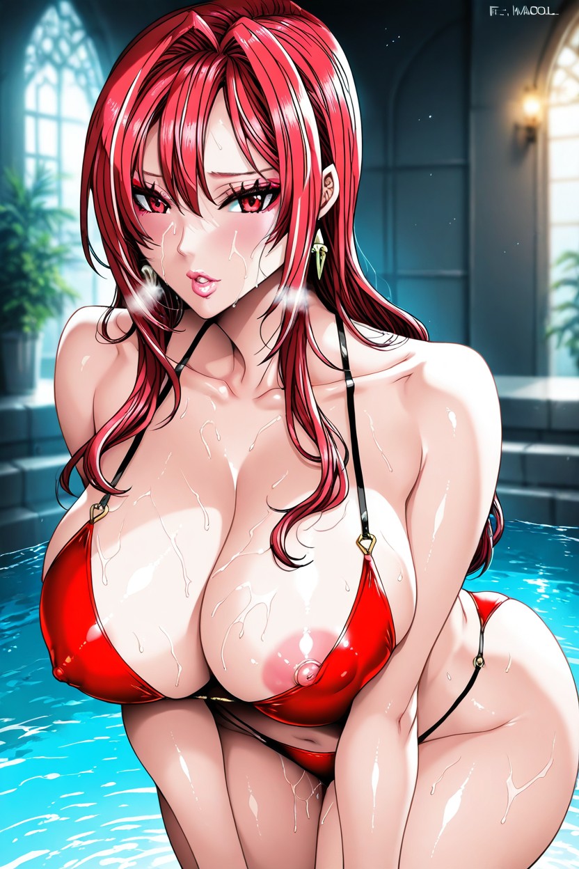 Thick Thighs, Medium Breast, Deep Cleavage Hentai AI Porn
