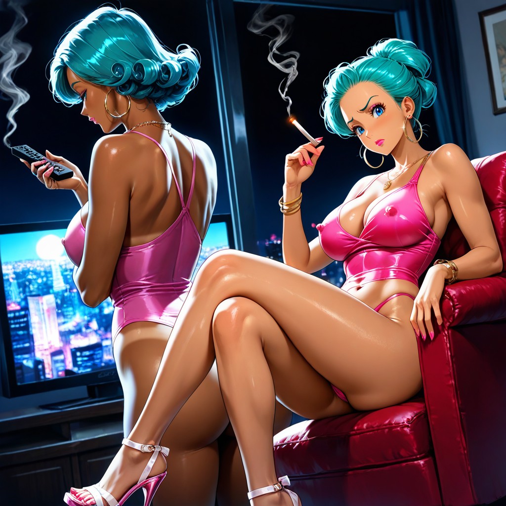 Night, Sexy Perfect Feet, Glamorous Hentai AI Porn