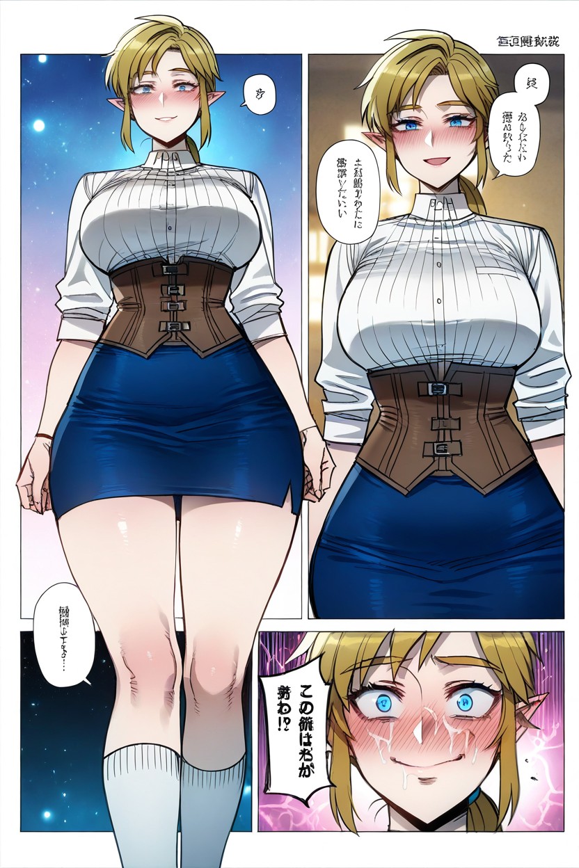 Thick Black Panel Borders, Confusion And Disbelief, Multiple Views Hentai AI Porn
