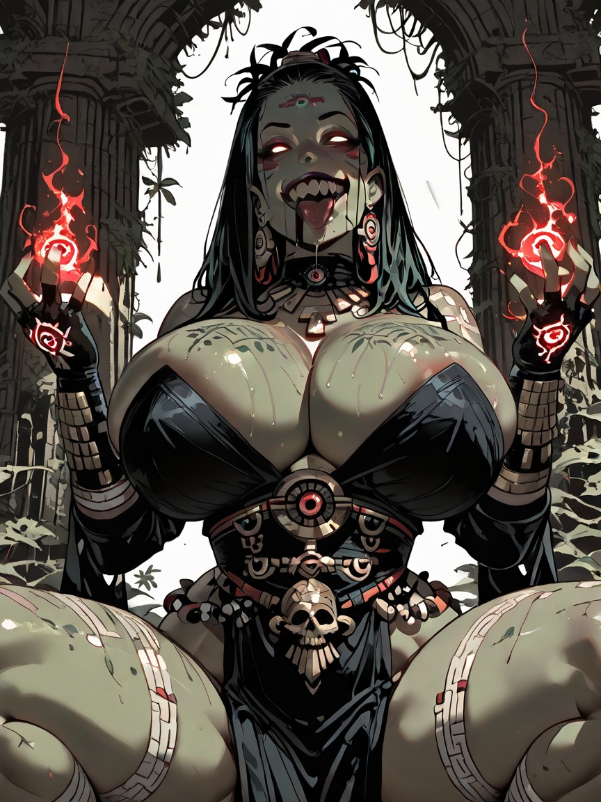 30+, Colossal Breast, Aztec Hentai AI Porn