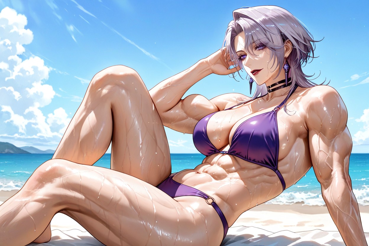 Medium Breast, Medium Ass, Detailed Face Hentai AI Porn