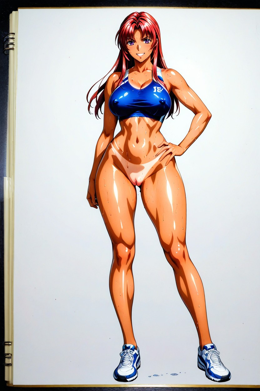 25+, Hand On Hip, Sport Bra Hentai AI Porn