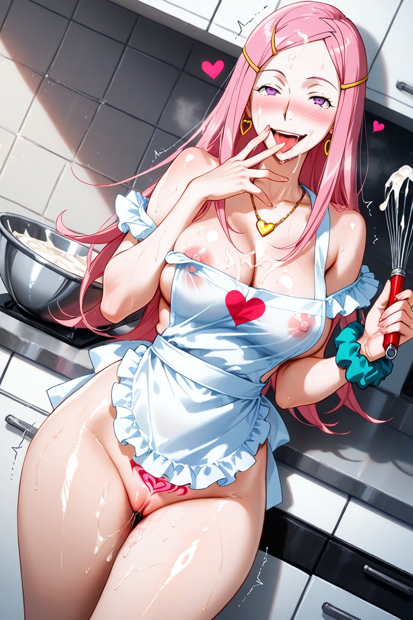 Medium Breast, Holding Whisk, High Resolution Hentai AI Porn