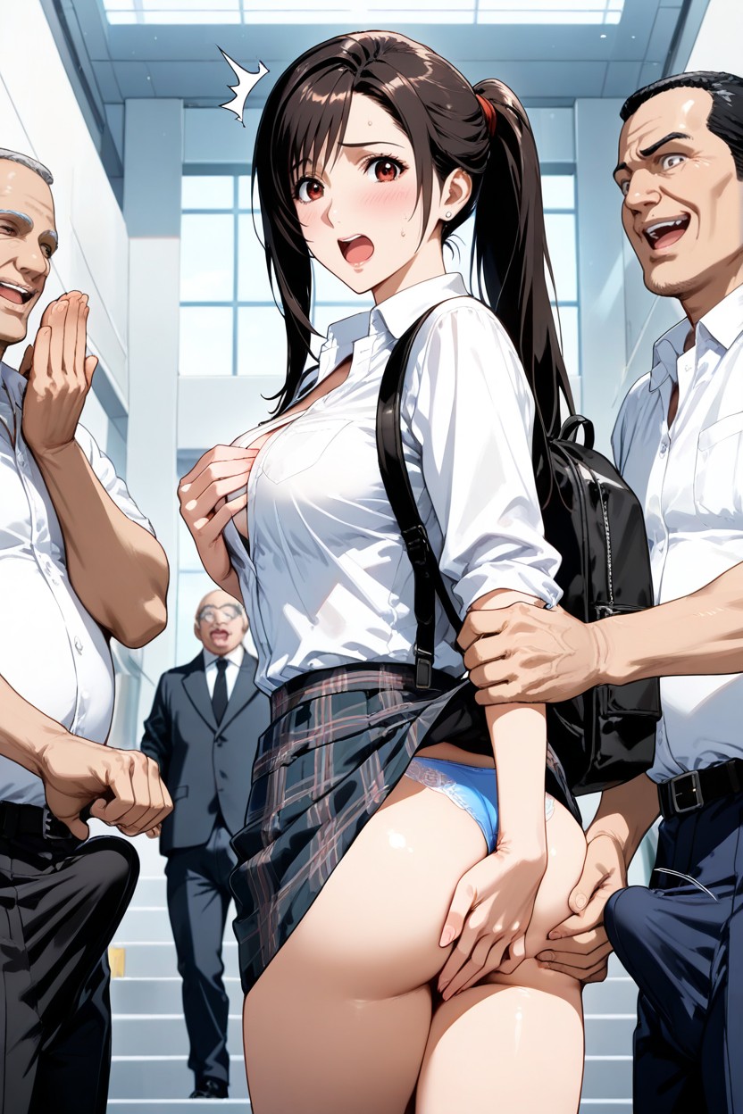 Tifa From Final Fantasy, Motion Line, Hard Dick On Her Butt Hentai AI Porn