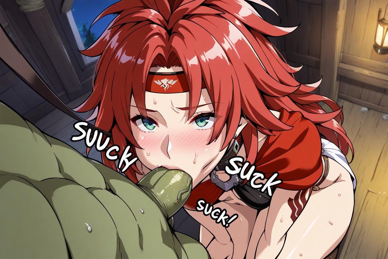 Only One Female Risty From Queen's Blade, Suck Dick, Takeda Hiromitsu Art Style Hentai AI Porn