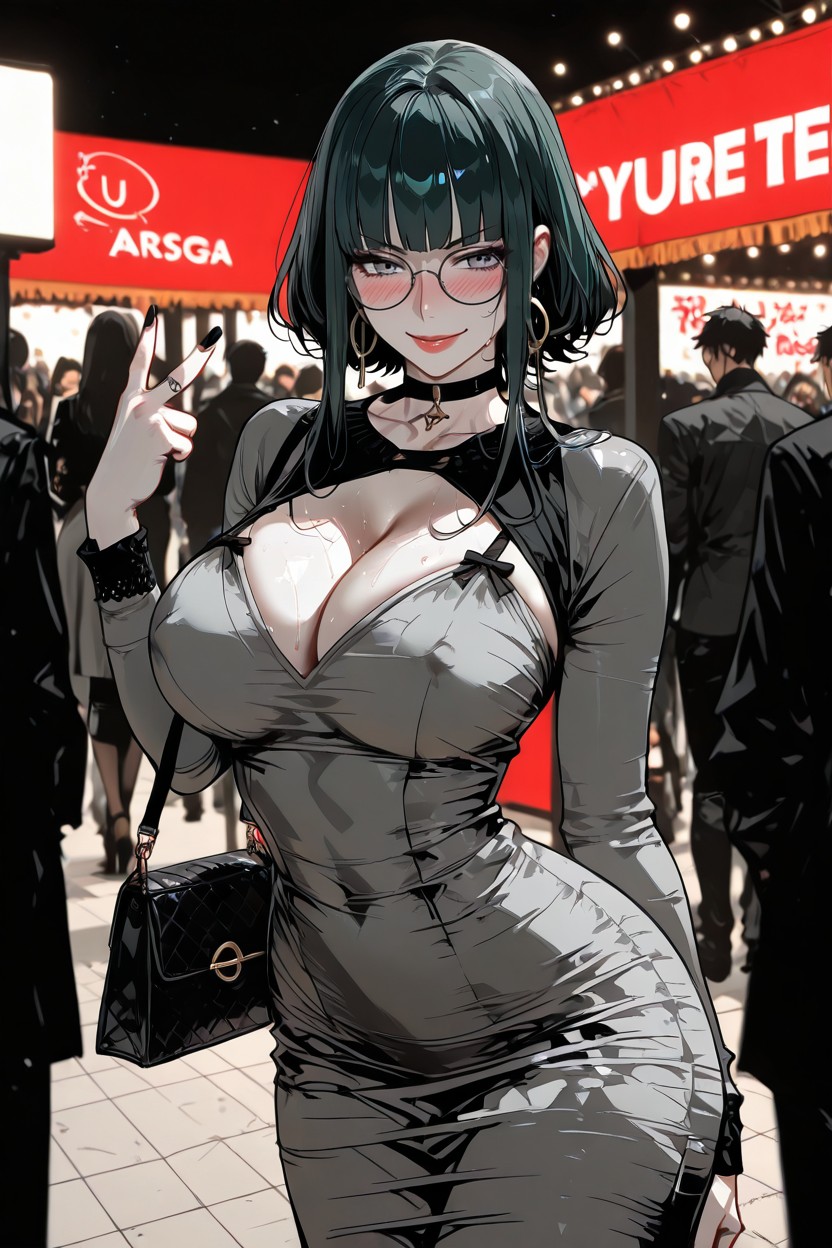 Blush, Arched Back, Skinny Hentai AI Porn