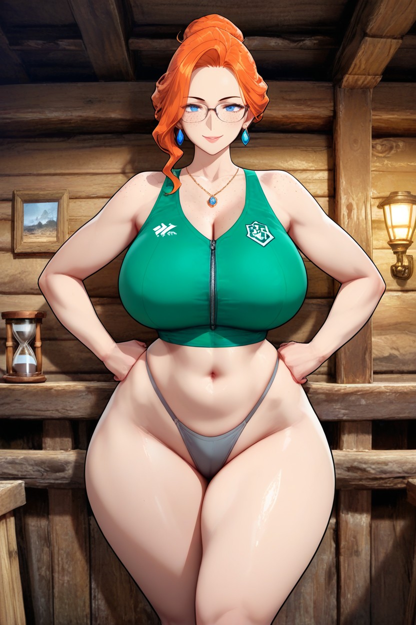 Sexy, Ginger, Freckles Hentai AI Porn