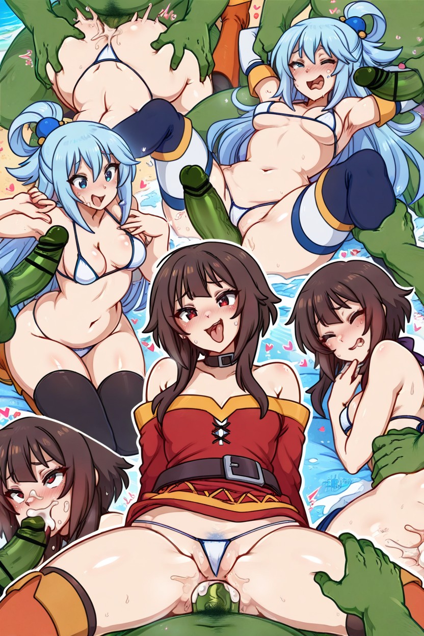 Ahegao, Skinny, Hearts Hentai AI Porn