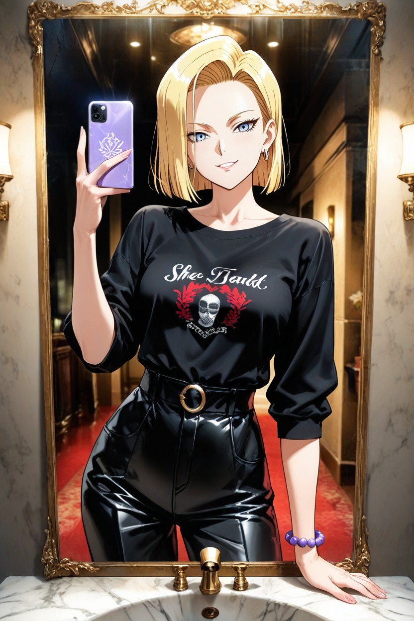 Small Breasts, Feminine Figure, A Soft Hentai AI Porn