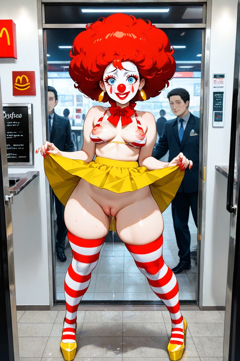 Pointy Breast, Red Nail Polish, Breast Out Hentai AI Porn