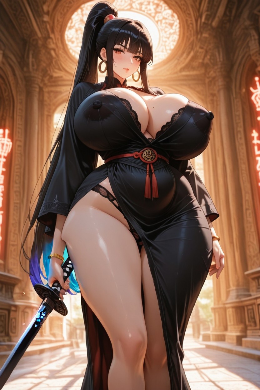 The Sword Held In The Right Hand Hentai IA