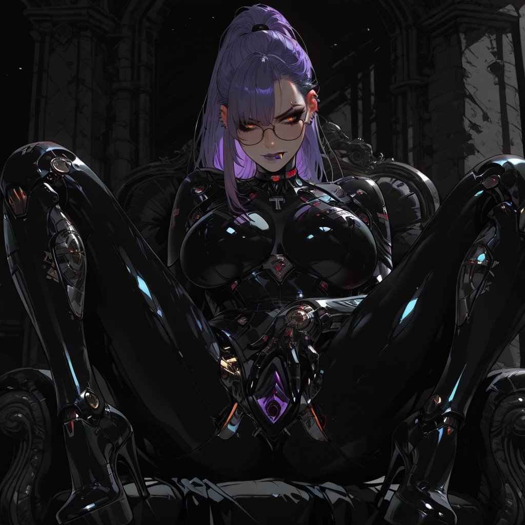 High Detail, Front View, Dimly Lit Hentai IA