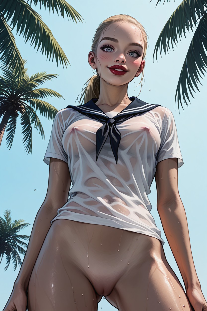Skinnyleg, Naked, Skinnyleg Hentai AI Porn