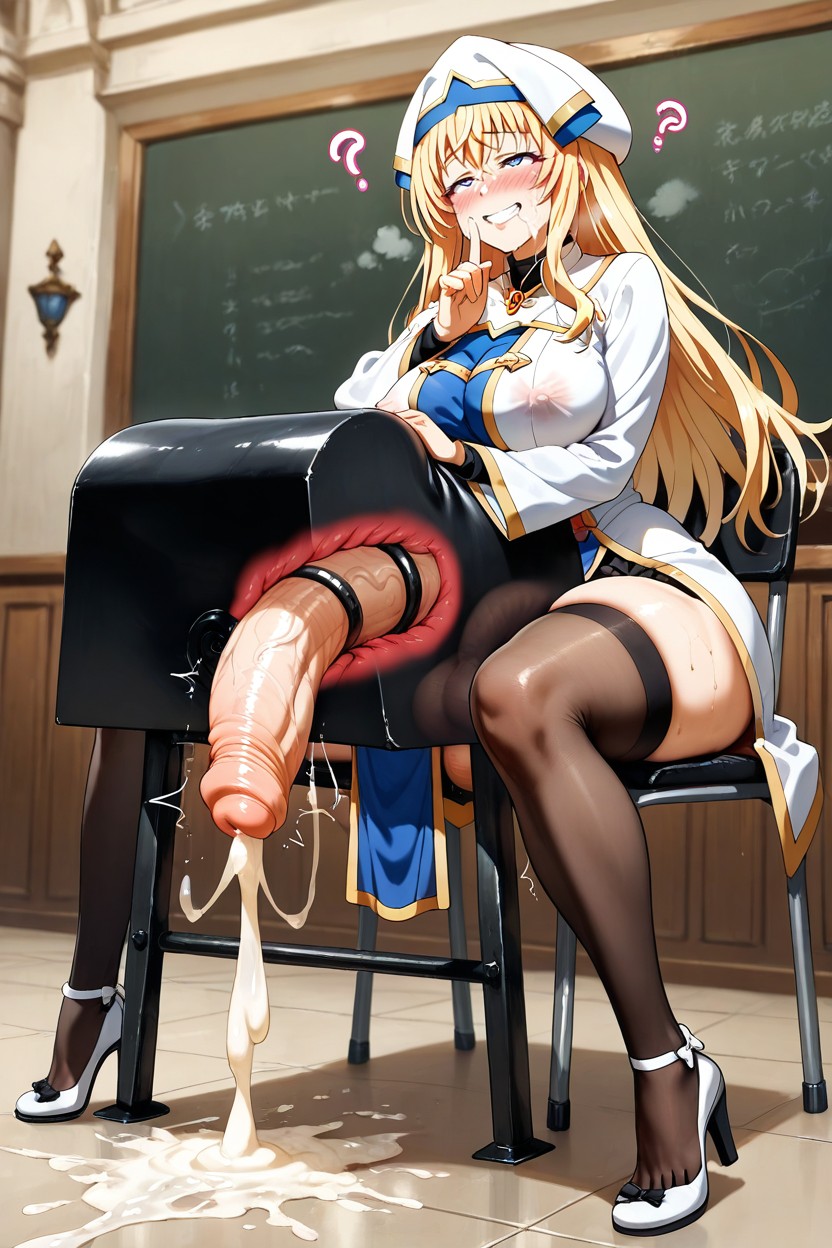 Saggy Balls, Penis Under Clothes, Shushing Hentai AI Porn
