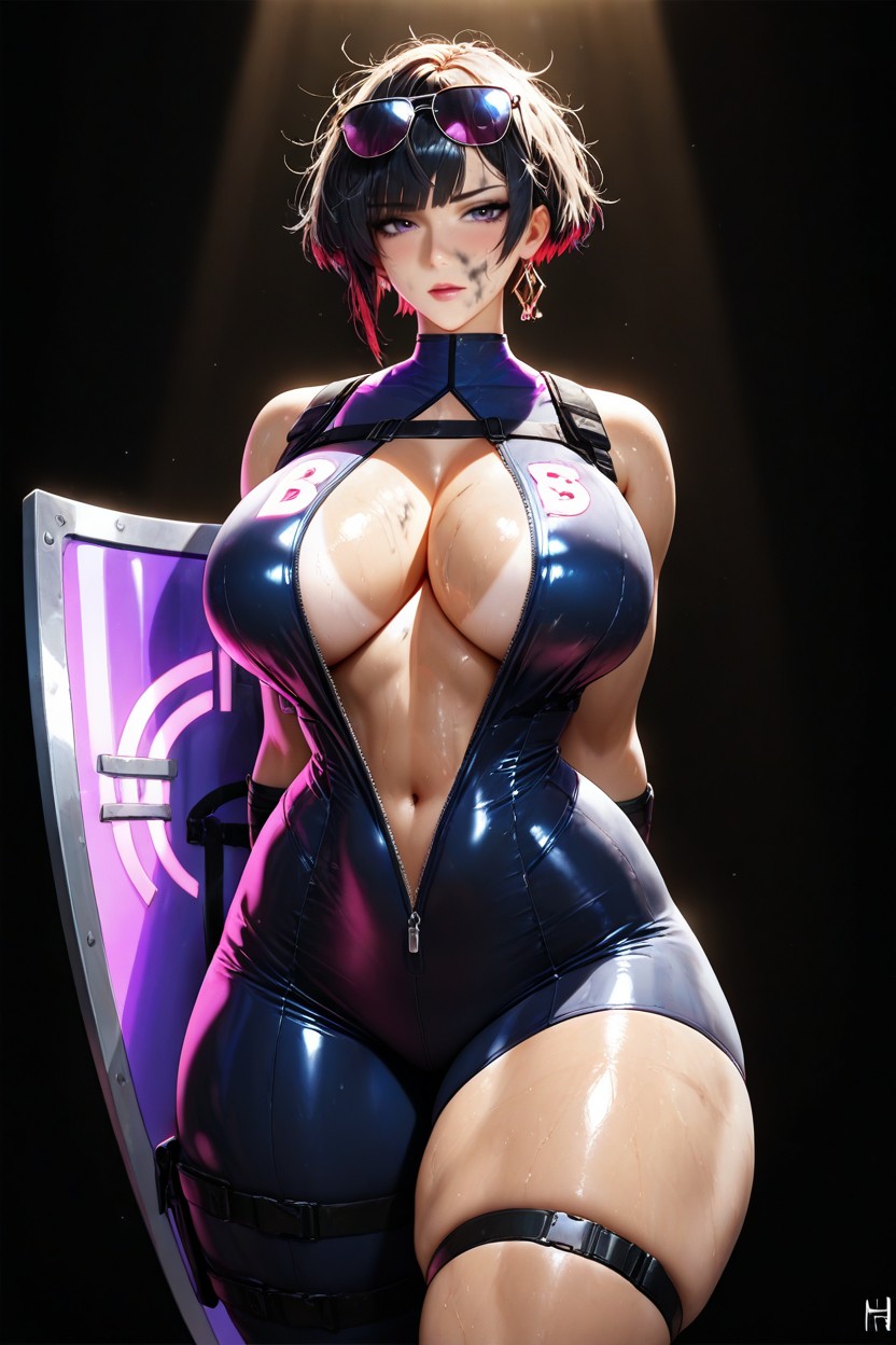Voluptuous Athletic Body, Huge Ass, Bubble Butt Hentai IA