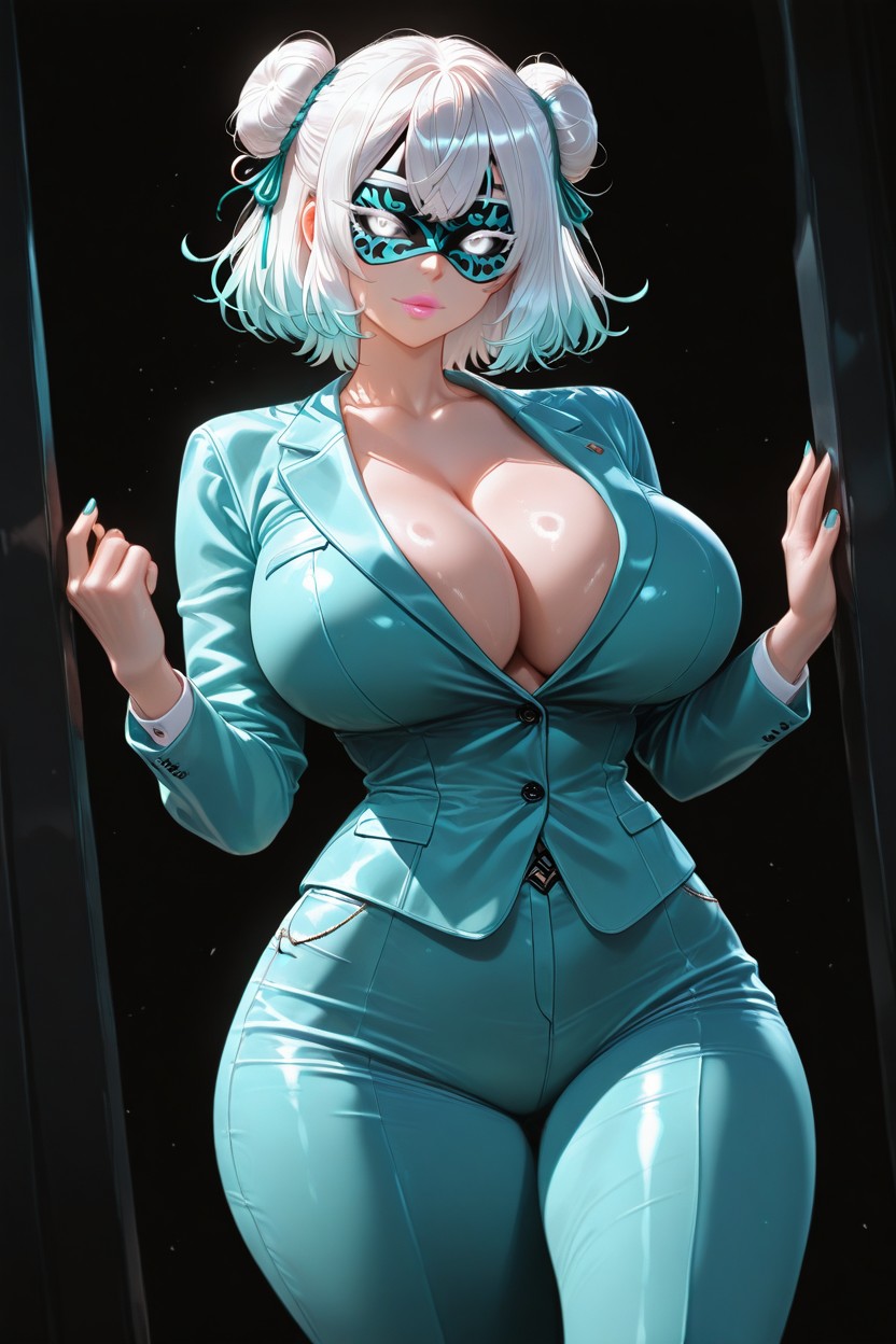 Toned Body, Perfect Fingers, Solo Porno IA Hentai