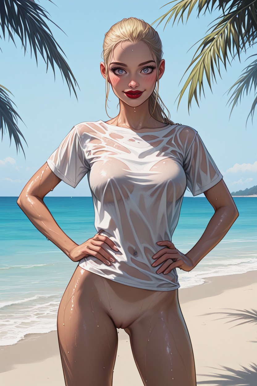 Dark Red Lipstick, Skinnyleg, Judy Hopps Hentai AI Porn