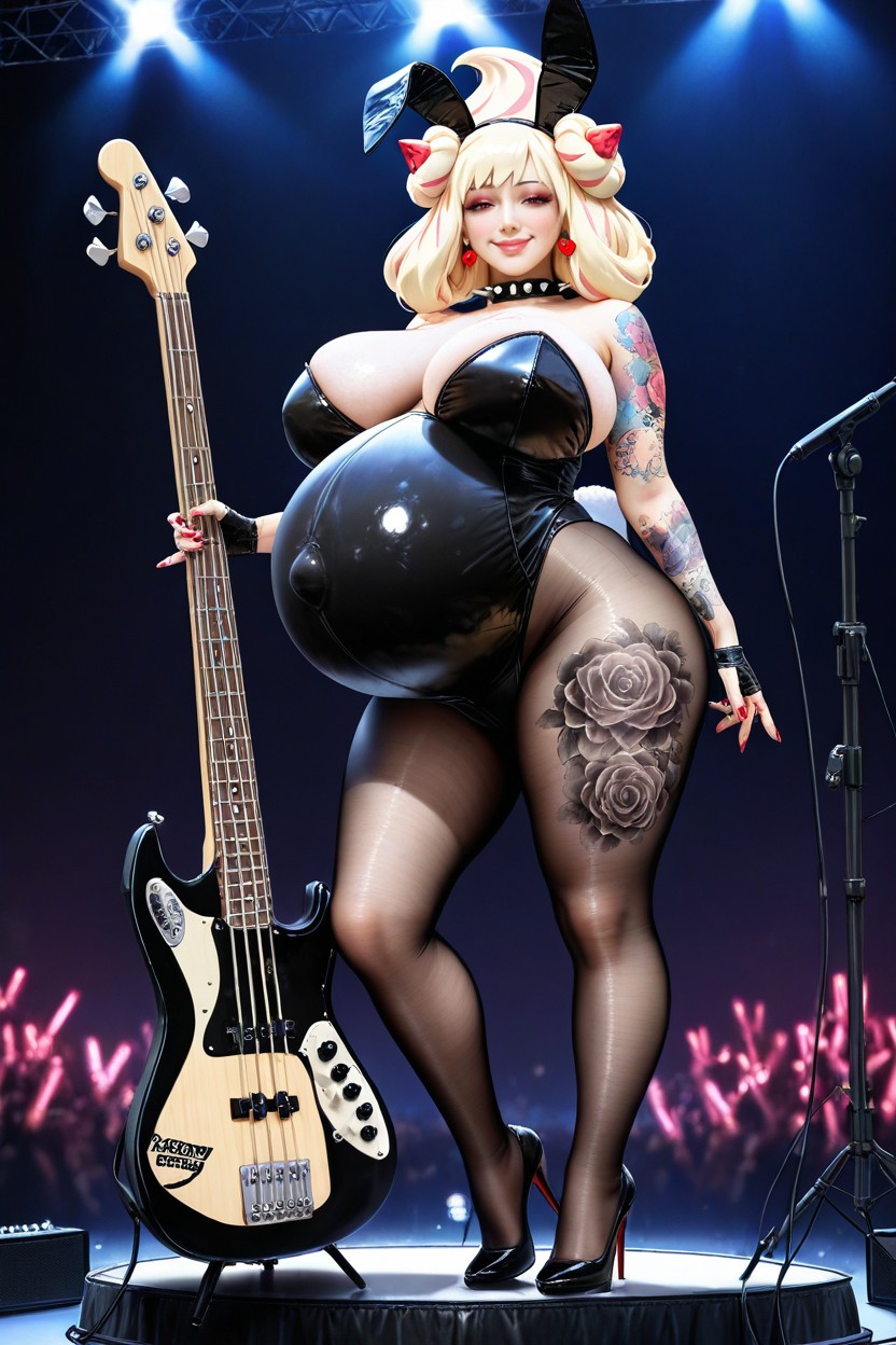 Highly Detailed, Heavily Pregnant, Hyperrealistic Hentai AI Porn