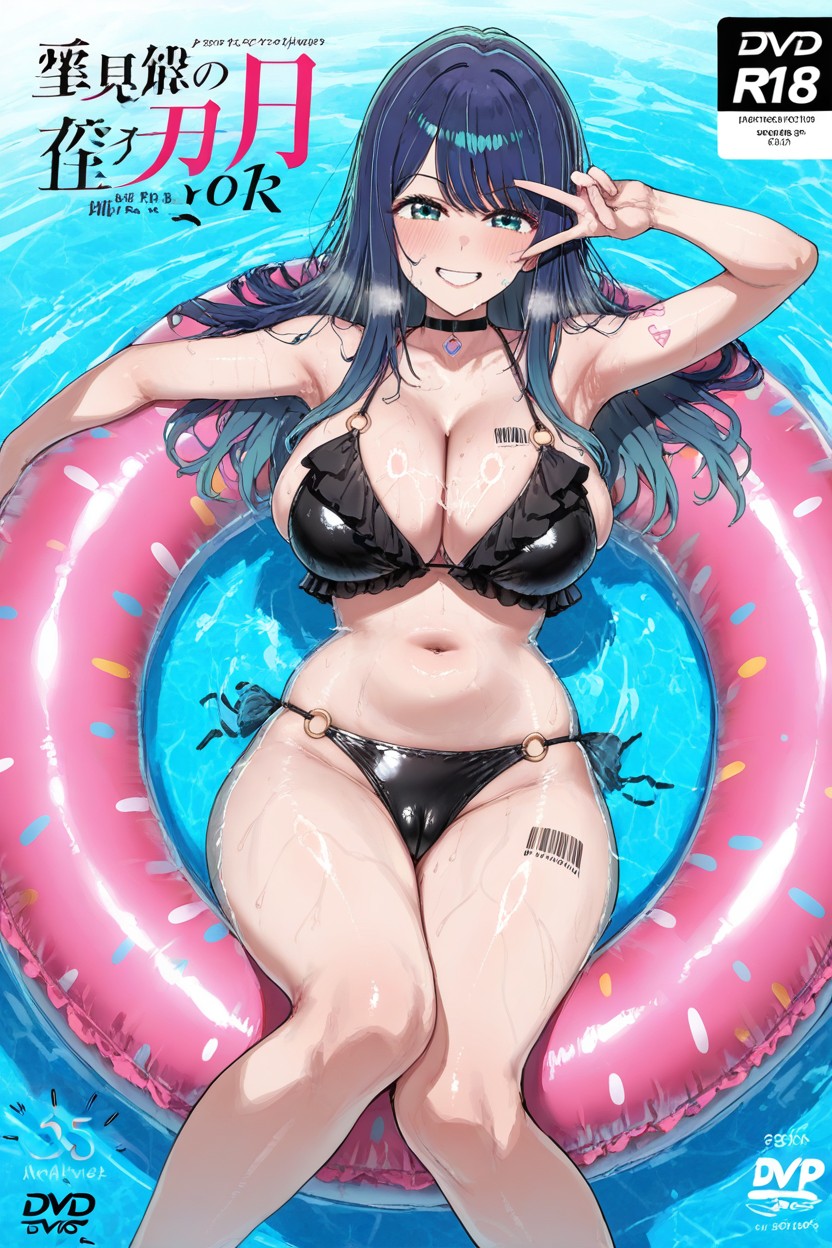 Lewd Face, Barcode Tattoo On Arm, Looking At Viewer Hentai AI Porn