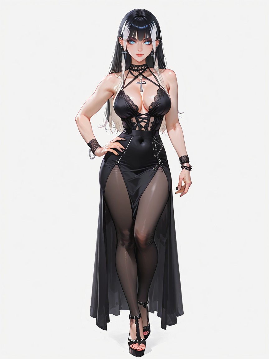 Form Fitting Clothes, Looking At Viewer, Heels Hentai AI Porn