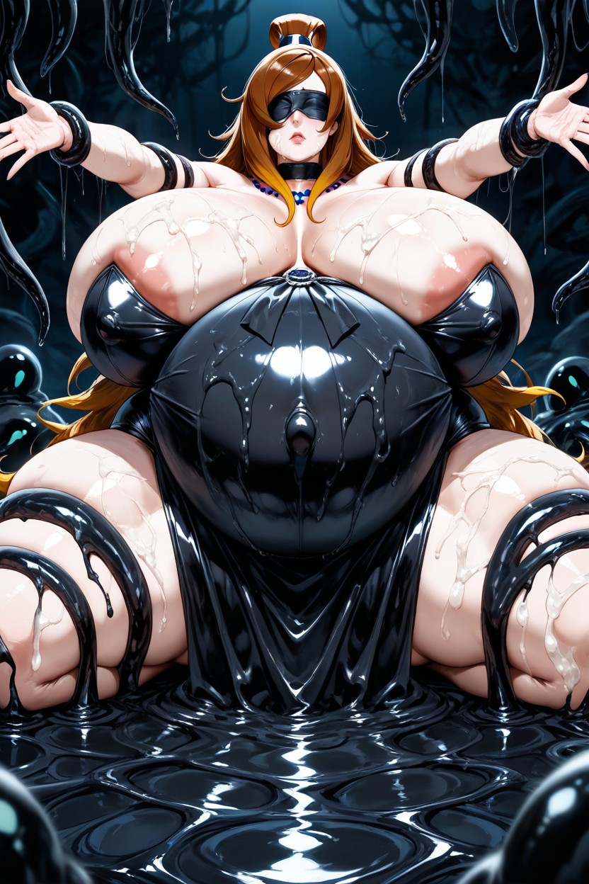 Extremadamente Pesado En La Parte Inferior, 25+, Hyper Voluptuous Giant Fat Ass Hentai IA