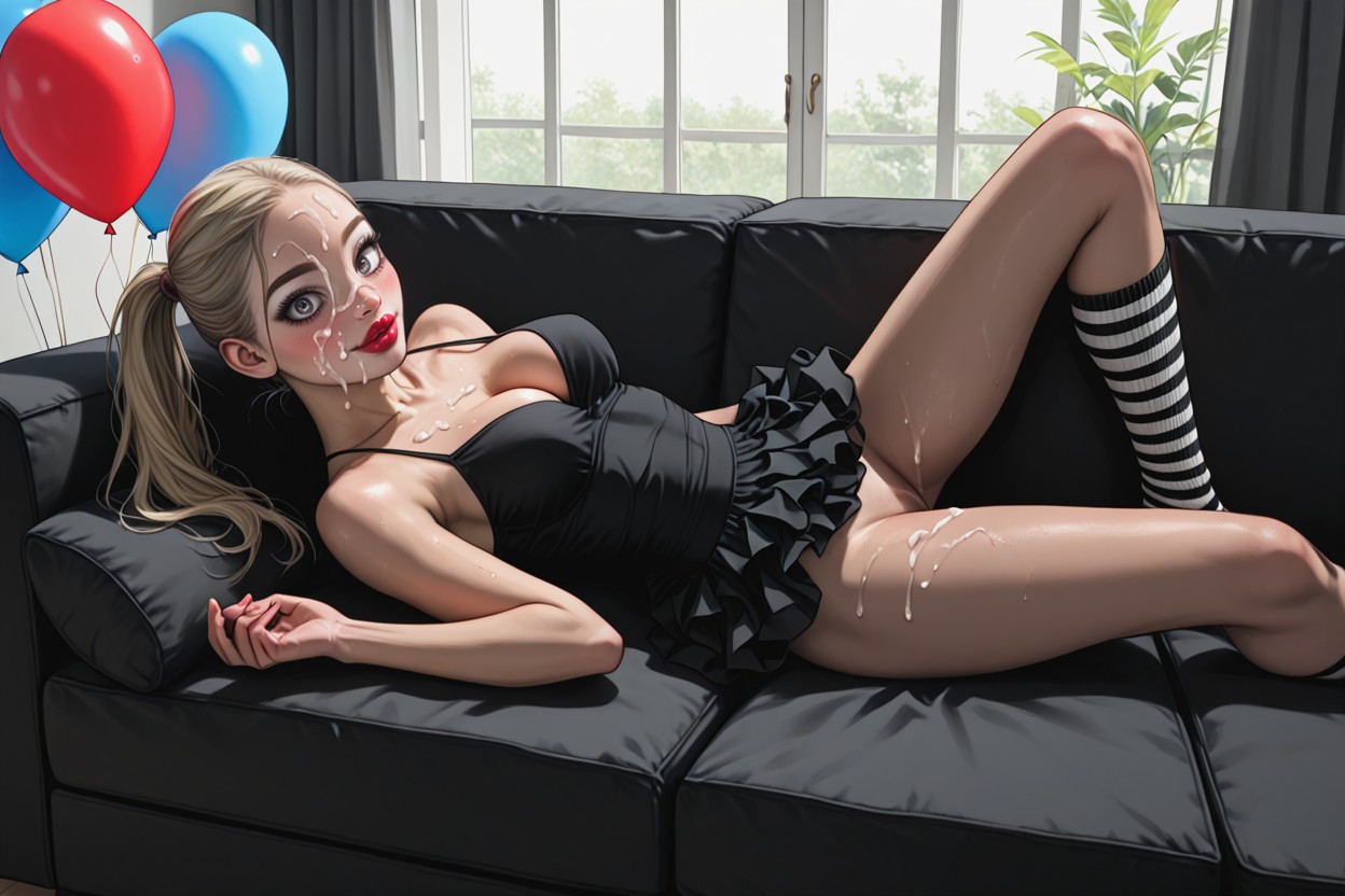 Skinnyleg, Lip Liner, Blushing Hentai AI Porn